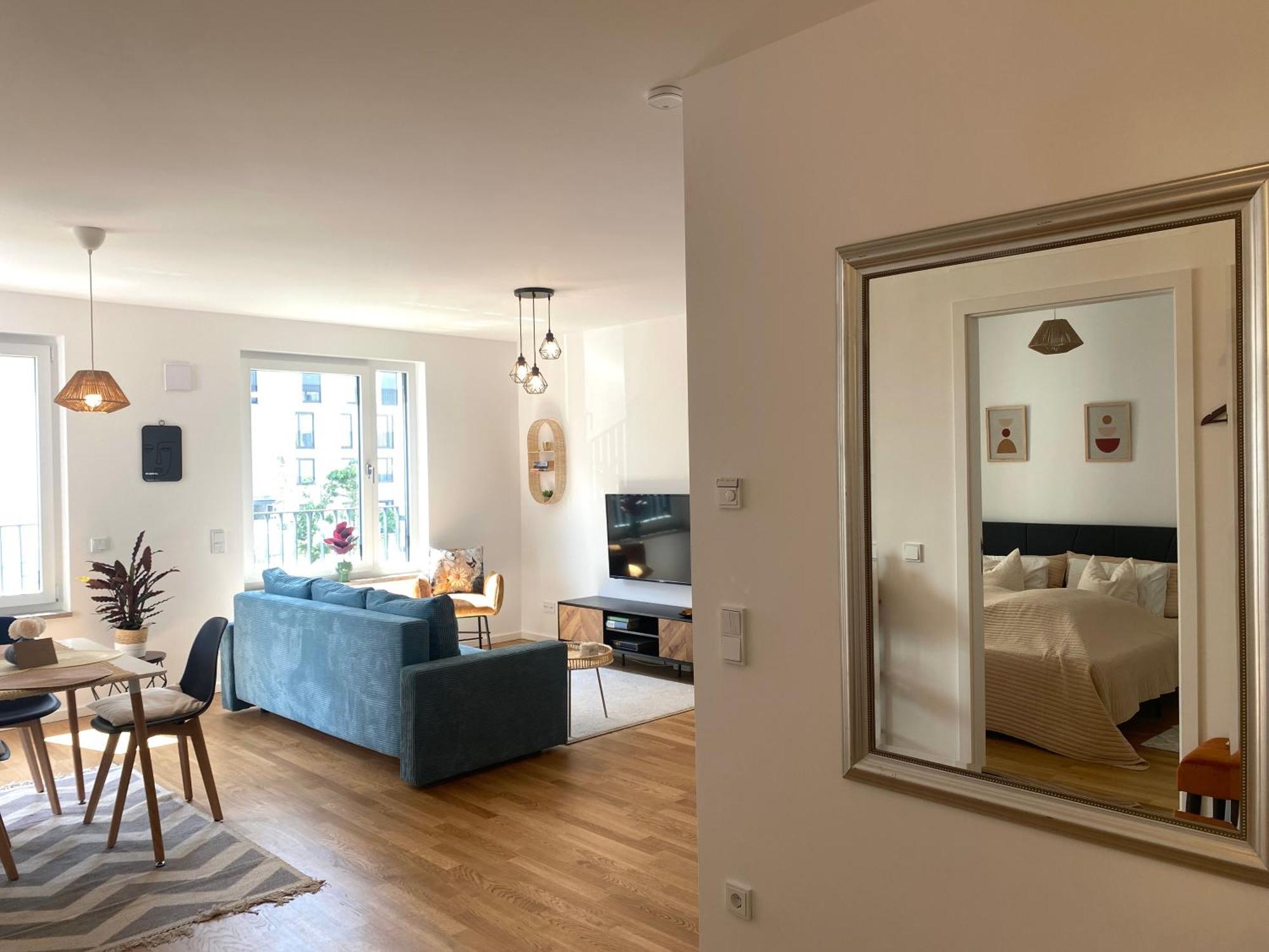 Am Flughafen, Glasfaser-internet, Waschmaschine Apartment *